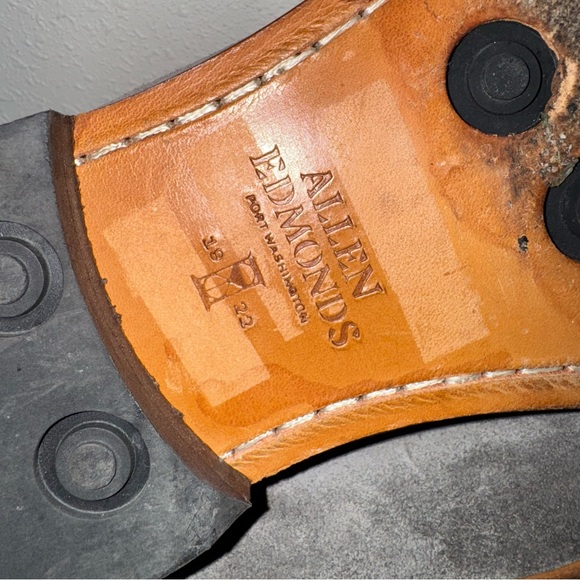 EUC! Allen Edmonds Dylan Penny Loafer Gray Suede Men’s Size 9 D - Picture 11 of 11